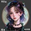 今日同人库用户「夜雨敲窗」头像，同人小说爱好者，文学气质