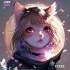今日同人库用户「晨光里的猫」头像，CP粉，活跃社区用户