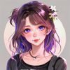 今日同人库用户「樱花糖纸」头像，女性二次元爱好者，甜美风格